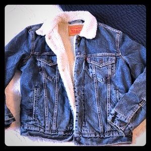 Levi Trucker Sherpa Denim Jacket